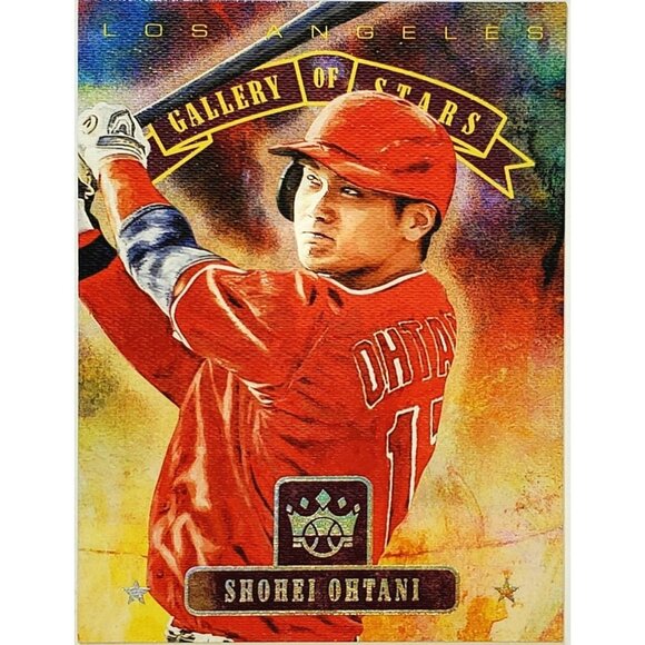 SHOHEI OHTANI ROOKIE 2018 "GALLERY OF STARS" 2018 DIAMOND KINGS #GS-11 ANGELS - Picture 3 of 3